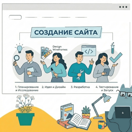 Этапы создания сайта: пошаговый план от идеи до запуска