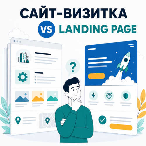 Сайт-визитка и landing page: в чем отличия?